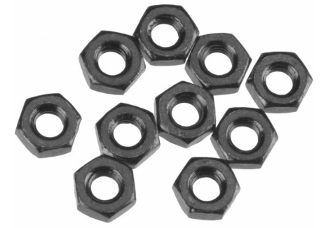 AXIAL Thin Hex Nut M3 Black (10) Z-AXA1040