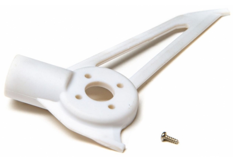 BLH Vertical Tail Fin/Motor Mount (White): 150 S Z-BLH5404