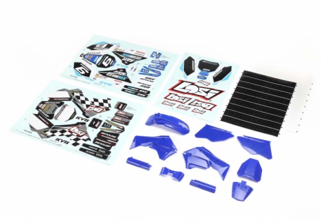 Blue Plastics with Wraps: Promoto-MX