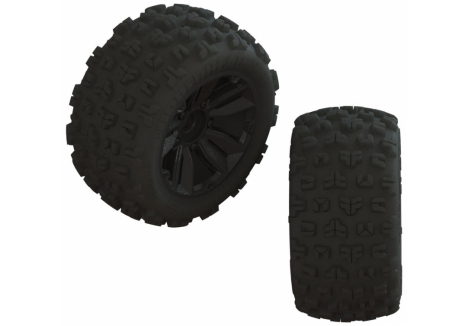 dBoots Copperhead2 LP 4S Glued Tires 17mm Hex (2) - Z-ARA550090