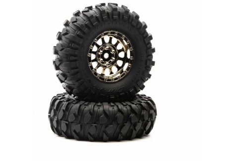 DURATRAX Class 1 Showdown CR C3 Mntd 1.9 inch Blk/Chr (2) G-DTXC4075
