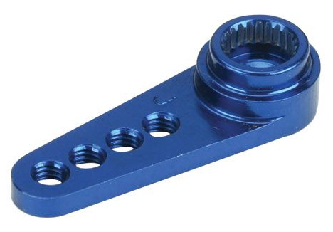 DYN 1/2 Machined Aluminum Servo Arm:SPK/J/A/KO Blue P-DYN2534