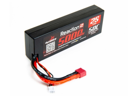 DYN 7.4V 5000mAh 2S 50C LiPo, Hardcase: Deans O-DYNB5025HD
