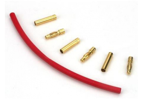 DYN Gold Bullet Connector Set, 4mm (3) O-DYNC0050