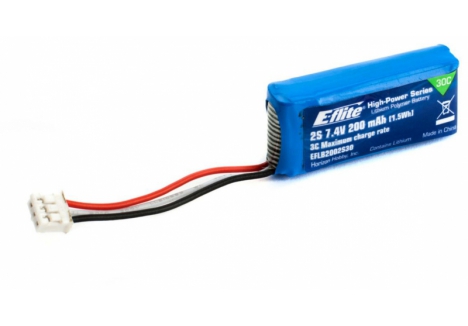 EFL 200mAh 2S 7.4V 30C Li-Po Battery O-EFLB2002S30