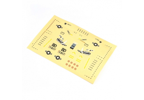 EFL Decal Sheet; UMX A-10 30mm Z-EFLU6559