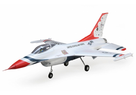 F-16 Thunderbirds 70mm EDF Jet BNF Basic with AS3X and SAFE