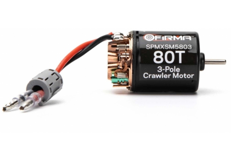 Firma 80T Rebuildable 3-Pole Brushed Crawler Motor - M-SPMXSM5803