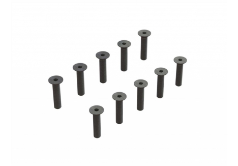Flat Head Hex Machine Screw M3.5x16mm (10)