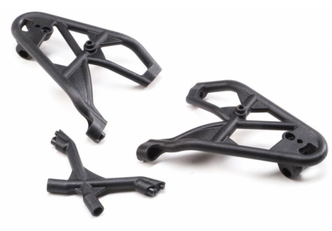 Front Shock Tower Set: Super Rock Rey - LOS254062