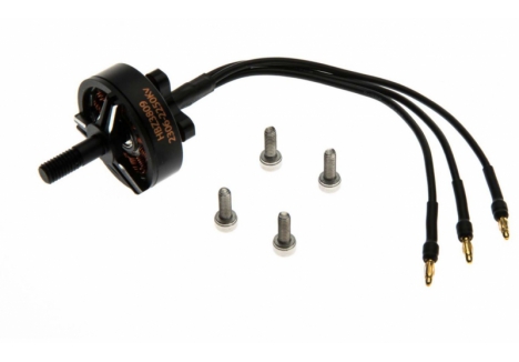 HBZ 2306-2250 Motor w/Nut, Spacer, Bolts: AeroScout Z-HBZ3809