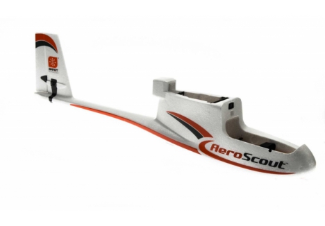 HBZ Fuselage with Elevator/Rudder Servos: AeroScout Z-HBZ3801