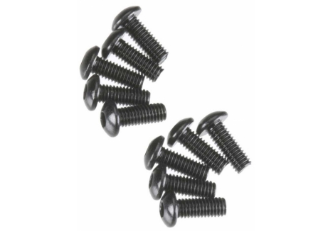 Hex Sckt ButtonHead M3x8mm Black Oxide (10) - Z-AXA114