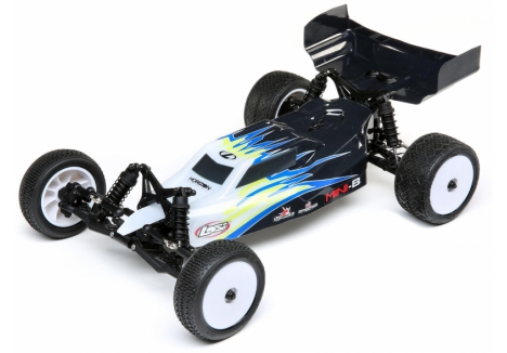 LOS 1/16 Mini-B 2WD Buggy Brushed RTR Black C-LOS01016T2