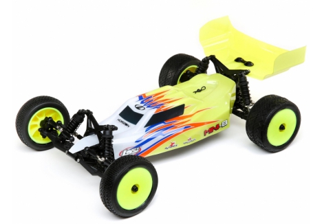 LOS 1/16 Mini-B 2WD Buggy Brushed RTR Yellow C-LOS01016T3
