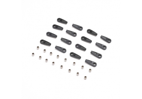 LOS 4-link Rod End & Pivot Balls (16): Mini LMT Z-LOS214047