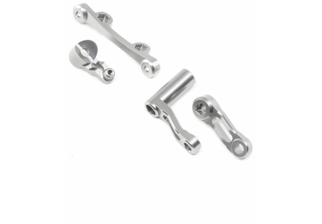 LOS Aluminum Bellcrank Servo Saver Set: Baja Rey Z-LOS331002