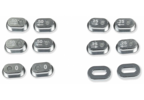 LOS Aluminum Chain Tension Adjuster Set: Promoto-MX Z-LOS362009