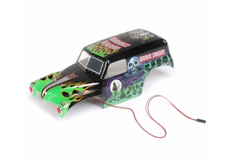 LOS Body Set, Grave Digger, Painted: Mini LMT Z-LOS210044