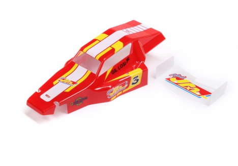 LOS Body & Wing, Red: Mini JRX2 Z-LOS210026