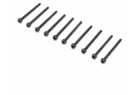 LOS Cap Head Screws, M2x25mm (10) Z-LOS215010
