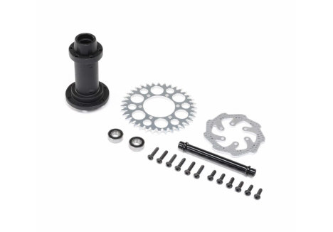 LOS Complete Rear Hub Assembly: Promoto-MX Z-LOS262014