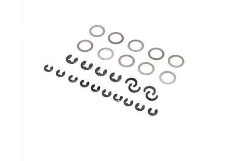 LOS E-Clip and Shim Set: Mini LMT Z-LOS216009