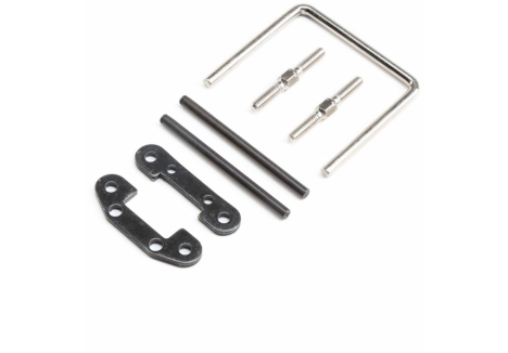 LOS Front Hinge Pin & Brace Set: Super Rock Rey Z-LOS254058