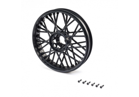 LOS Front Wheel Set, Black: Promoto-MX Z-LOS46000