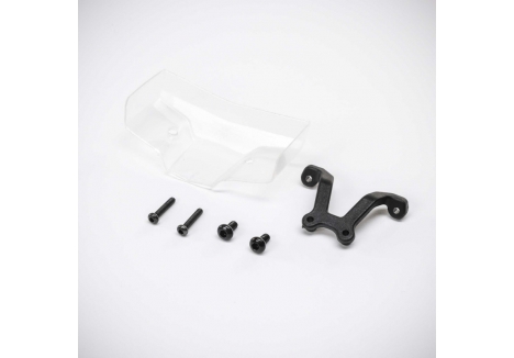 LOS Front Wing & Mount: Mini-B, BL Z-TLR310000