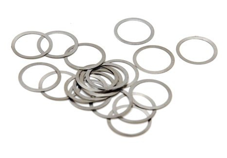 LOS Gear Box Shims (20): 8B 2.0 (10pcs17x14x.25)(10pcs 0.10mm) Z-LOSA4452