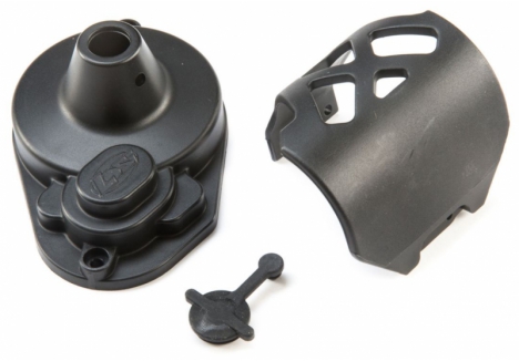 LOS Gear Cover & Motor Guard: 22S Z-LOS232036