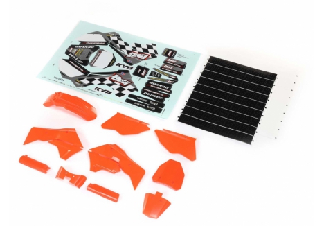 LOS Orange Plastics with Wraps: Promoto-MX Z-LOS260004