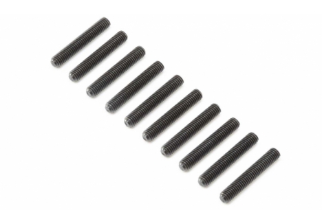 LOS Set Screws, Stl, BO, Flat Point, M5 x 30mm (10) Z-LOS255022