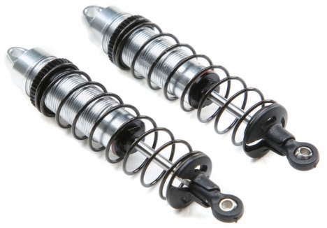 LOS Shock Assembly, Rear, Aluminum, (2): Mini-T 2.0 Z-LOS314005