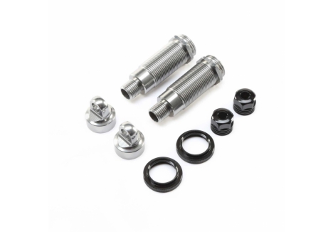 LOS Shock Body & Collar Set, Rear (2): Super Baja Rey Z-LOS254042