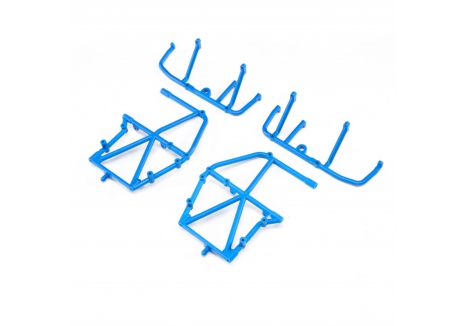 LOS Side Cage and Lower Bar, Blue: LMT Z-LOS241047