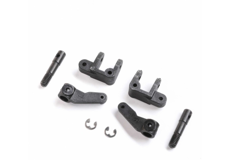 LOS Spindle, Caster Block, Front Axle Set: Mini JRX2 Z-LOS214021