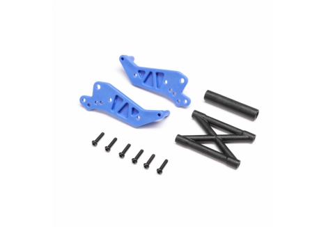 LOS Wheelie Bar Set, Blue: Mini LMT Z-LOS211046
