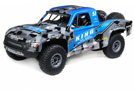 Losi 1/6 Scale King Edition 4WD Super Baja Rey 2.0 Brushless Desert Truck with AVC, LED Lights & Brenthel Body – C-LOS05021T2