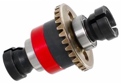 Metal Differential, Red 1pcs, Grom