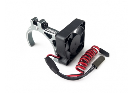 Motor Fan unit w/Temp Sensor,w/Mount Titanium colour 38~42mm - M-RCO-FAN01T