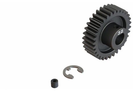 Pinion Gear, 32T Mod1 Safe-D8