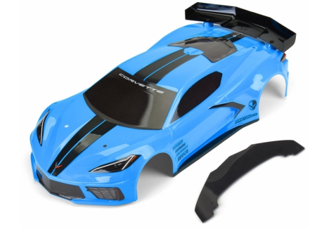 PRM 1/7 Chevrolet Corvette C8 Painted Body (Rapid Blue): Felony G-PRM1577-13