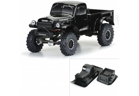 PRO 1/10 1946 Dodge Power Wagon Black Body 12.3 inch (313mm) WB Craw G-PRO3499-18