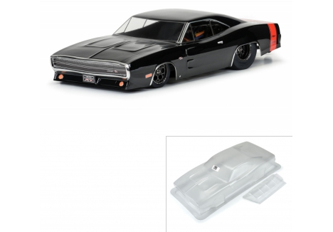 PRO 1/10 1970 Dodge Charger Clear Body: Drag Car G-PRO3599-00