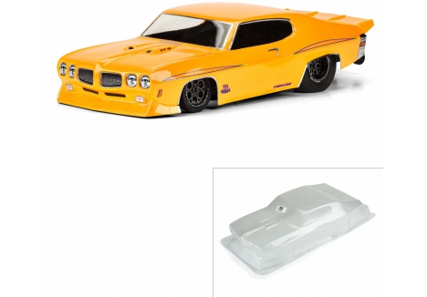 PRO 1/10 1970 Pontiac GTO Judge Clear Body: Drag Car G-PRO3588-00