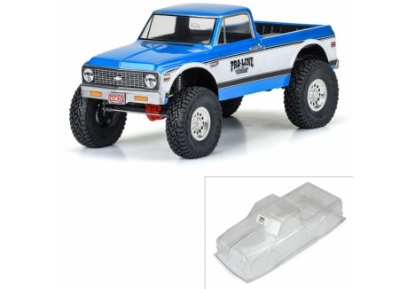 PRO 1/10 1972 Chevy K-10 Clear Body 12.3 inch Wheelbase Crawlers G-PRO3604-00