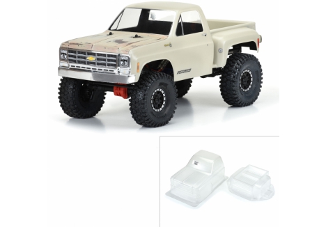 PRO 1/10 1978 Chevy K-10 Clear Body 12.3 inch (313mm) Wheelbase Craw G-PRO3522-00