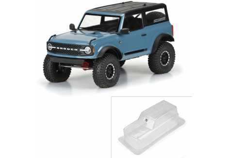 PRO 1/10 2021 Ford Bronco Clear Body Set 11.4 inch Wheelbase: Crawle G-PRO3569-00
